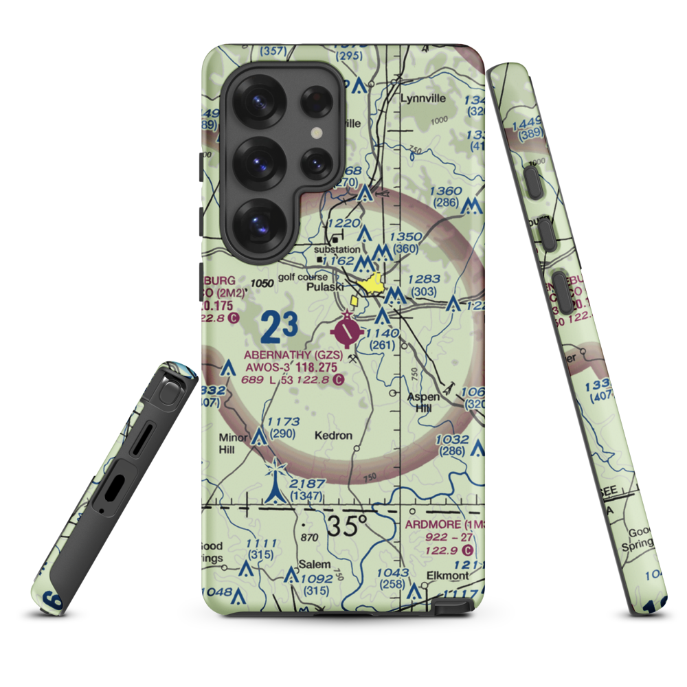 Abernathy Field (GZS) VFR Sectional Samsung Phone Case Samsung Galaxy S25 Ultra model shown