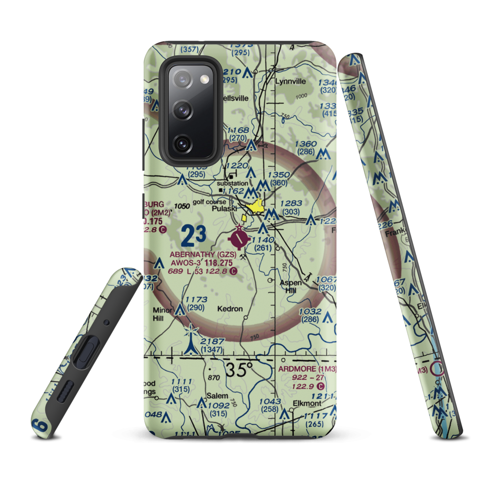 Abernathy Field (GZS) VFR Sectional Samsung Phone Case Samsung Galaxy S20 FE model shown