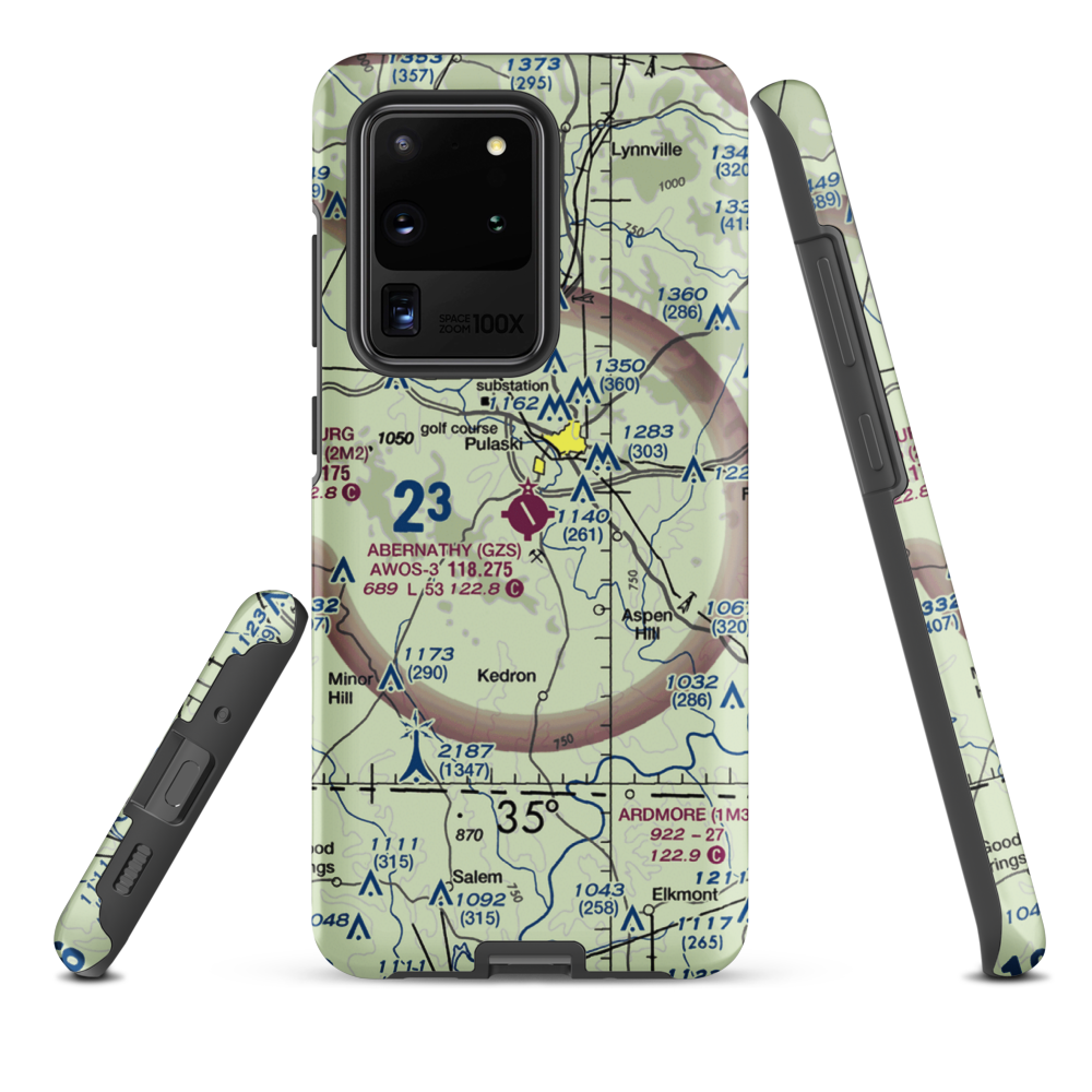 Abernathy Field (GZS) VFR Sectional Samsung Phone Case Samsung Galaxy S20 Ultra model shown