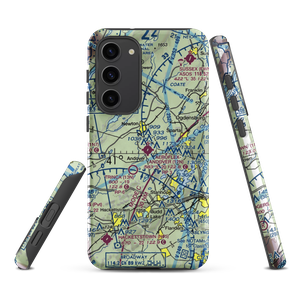 Aeroflex-Andover Airport (12N) VFR Sectional Samsung Phone Case
