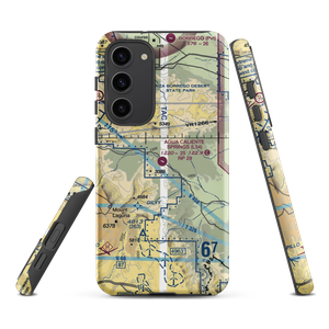 Agua Caliente Airport (L54) VFR Sectional Samsung Phone Case