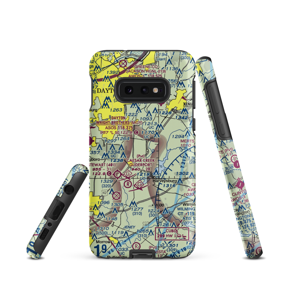 Air Jordan Airport (2OI2) VFR Sectional Samsung Phone Case Samsung Galaxy S10 Plus model shown