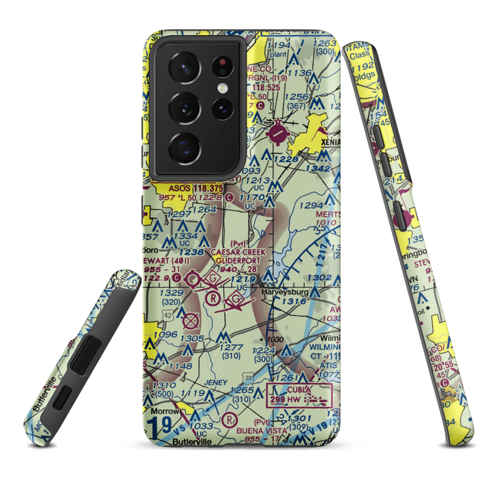 Air Jordan Airport (2OI2) VFR Sectional Samsung Phone Case Samsung Galaxy S21 Ultra model shown