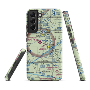 Airborn Paraflite Ultralightport (MI04) VFR Sectional Samsung Phone Case