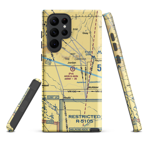 Akin and Akin Airport (NM73) VFR Sectional Samsung Phone Case