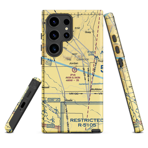 Akin and Akin Airport (NM73) VFR Sectional Samsung Phone Case