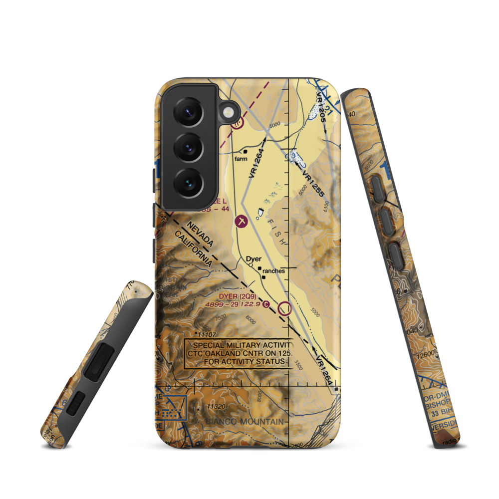 Alaki Hot Springs (US-0055) VFR Sectional Samsung Phone Case Samsung Galaxy S22 model shown