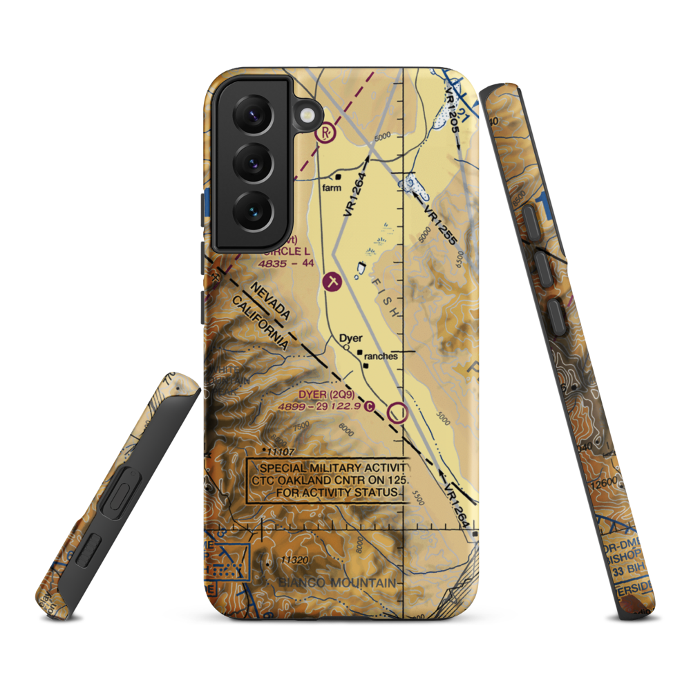 Alaki Hot Springs (US-0055) VFR Sectional Samsung Phone Case Samsung Galaxy S22 Plus model shown