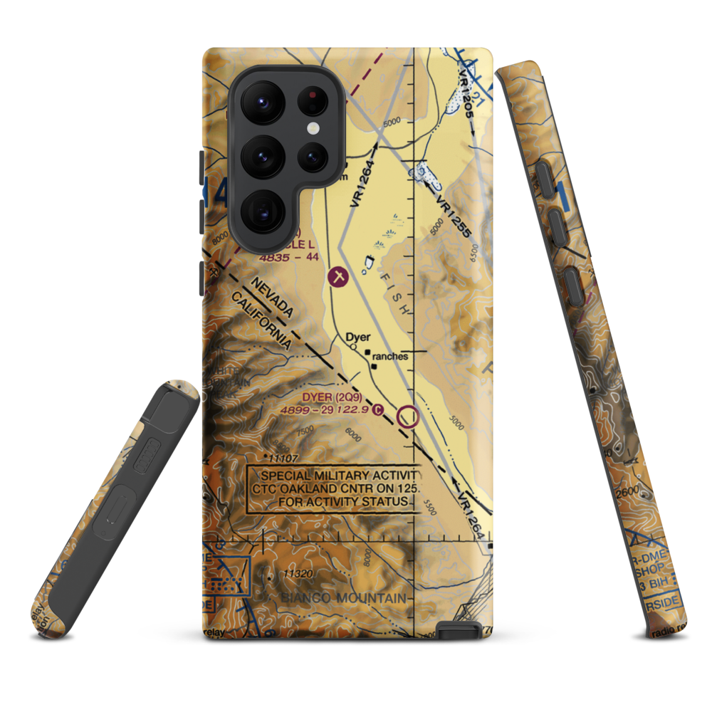 Alaki Hot Springs (US-0055) VFR Sectional Samsung Phone Case Samsung Galaxy S22 Ultra model shown