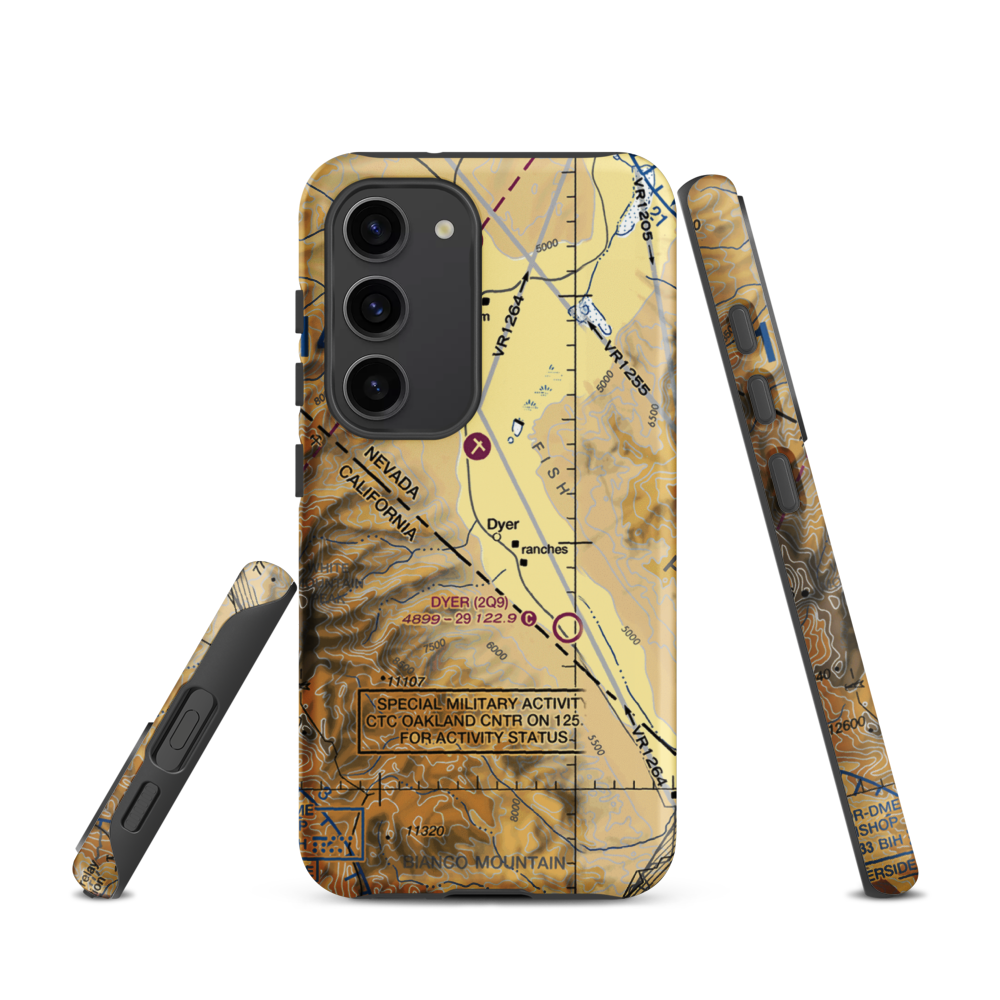 Alaki Hot Springs (US-0055) VFR Sectional Samsung Phone Case Samsung Galaxy S23 model shown