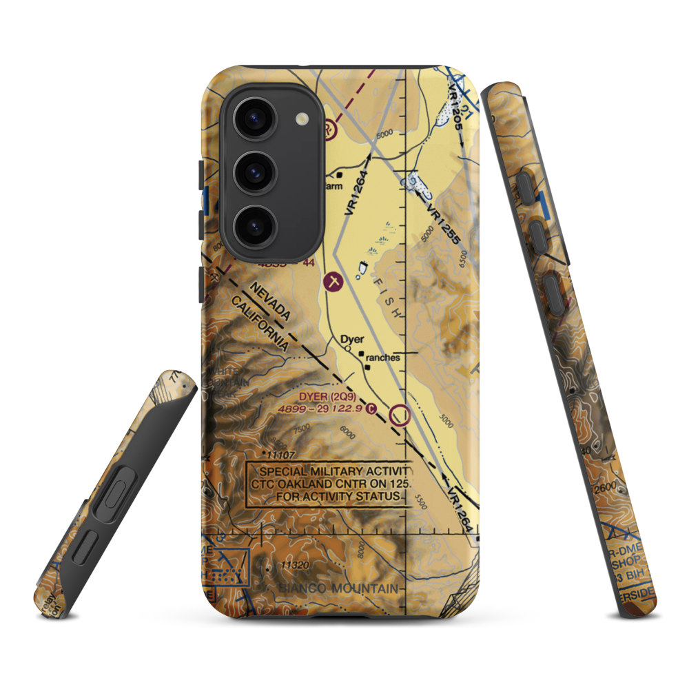 Alaki Hot Springs (US-0055) VFR Sectional Samsung Phone Case Samsung Galaxy S23 Plus model shown