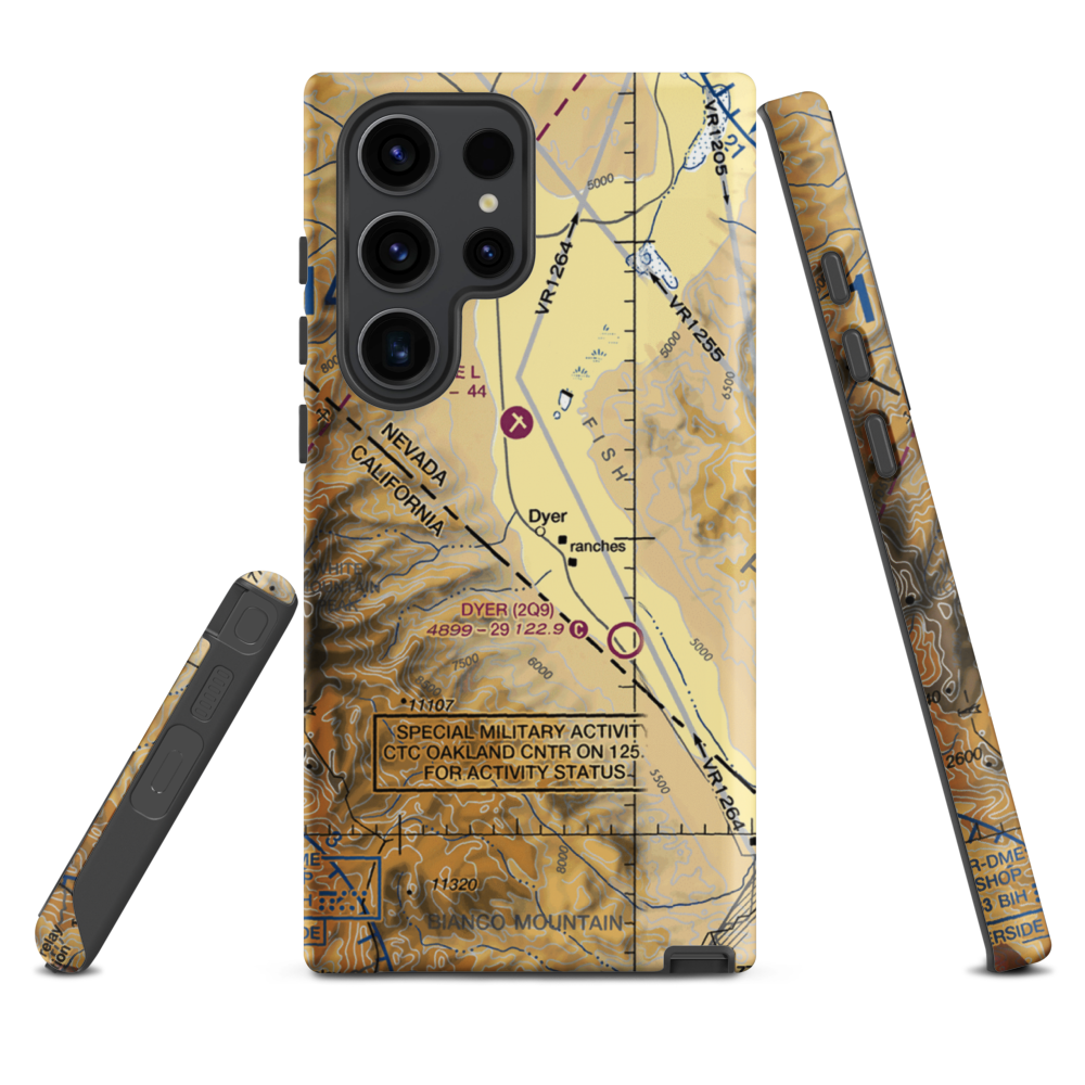 Alaki Hot Springs (US-0055) VFR Sectional Samsung Phone Case Samsung Galaxy S23 Ultra model shown