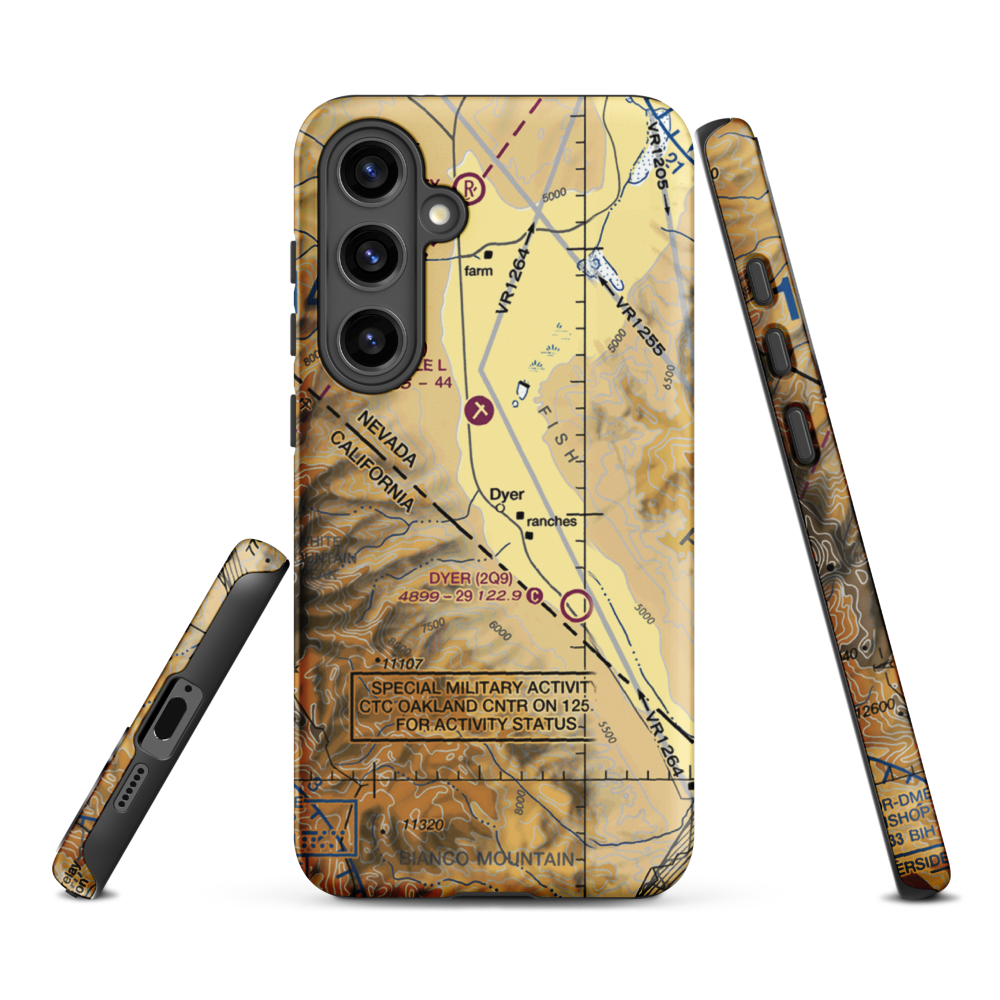 Alaki Hot Springs (US-0055) VFR Sectional Samsung Phone Case Samsung Galaxy S24 Plus model shown