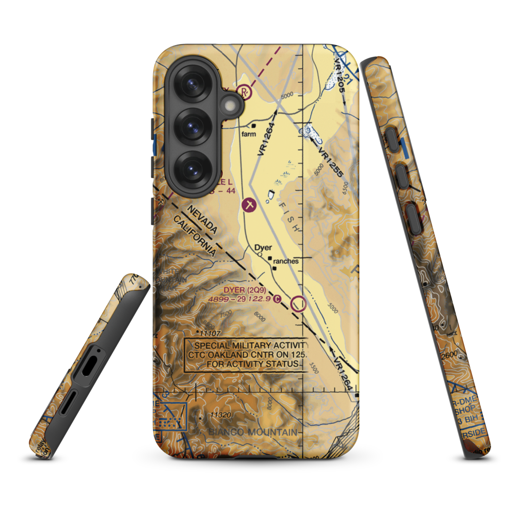 Alaki Hot Springs (US-0055) VFR Sectional Samsung Phone Case Samsung Galaxy S25 Plus model shown