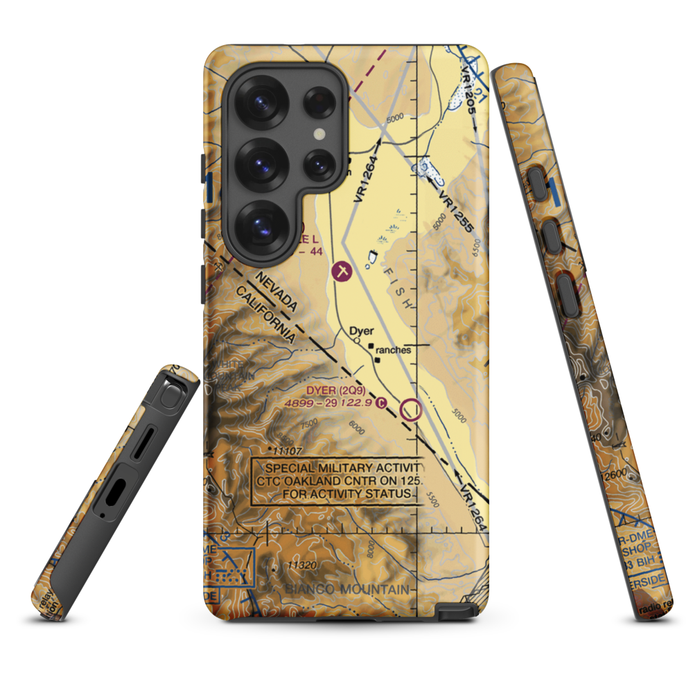 Alaki Hot Springs (US-0055) VFR Sectional Samsung Phone Case Samsung Galaxy S25 Ultra model shown