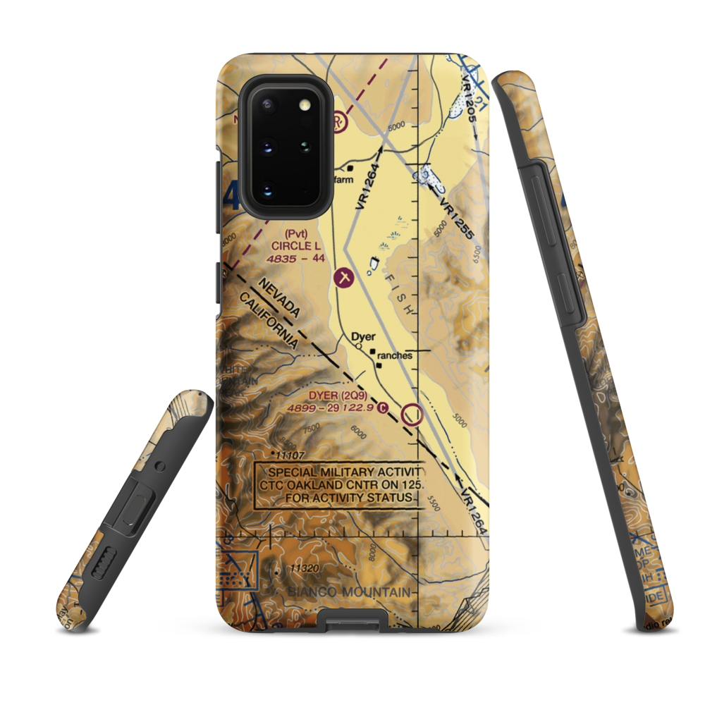 Alaki Hot Springs (US-0055) VFR Sectional Samsung Phone Case Samsung Galaxy S20 Plus model shown