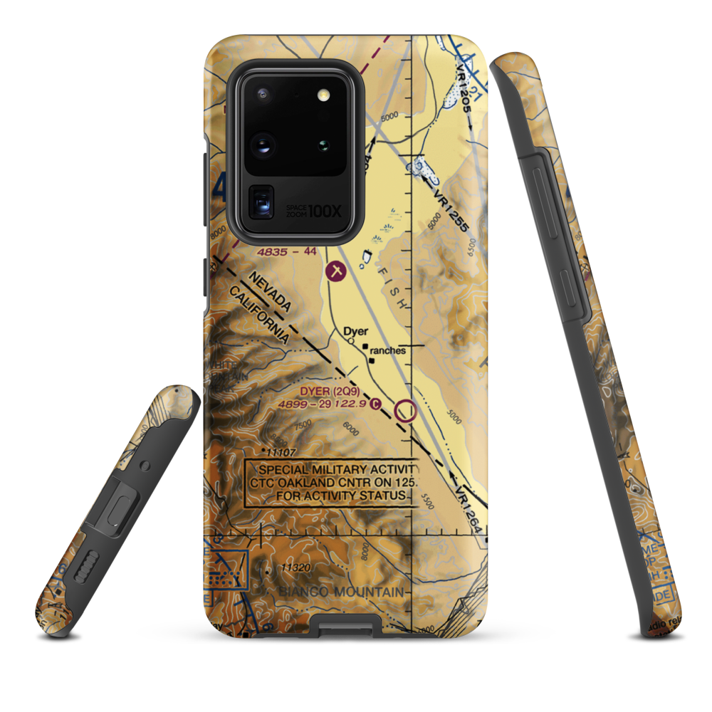 Alaki Hot Springs (US-0055) VFR Sectional Samsung Phone Case Samsung Galaxy S20 Ultra model shown