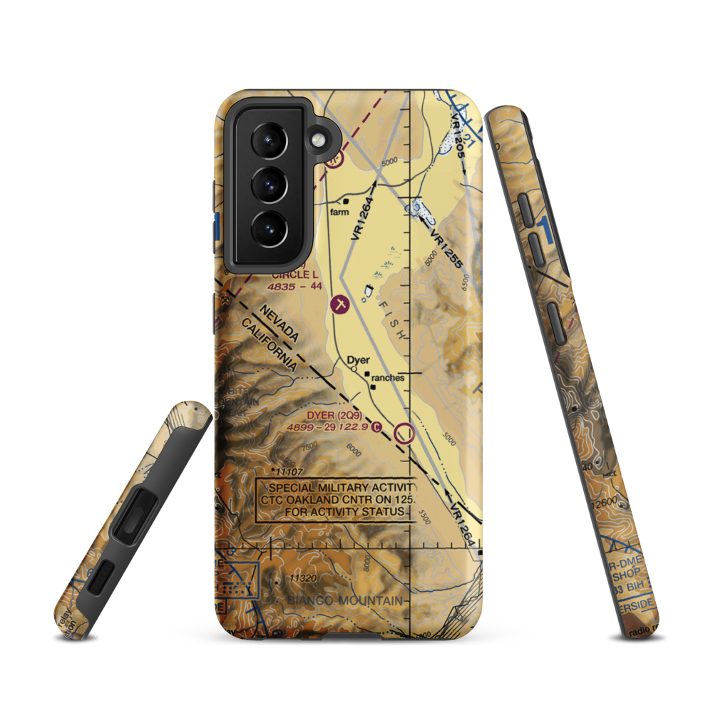 Alaki Hot Springs (US-0055) VFR Sectional Samsung Phone Case Samsung Galaxy S21 model shown