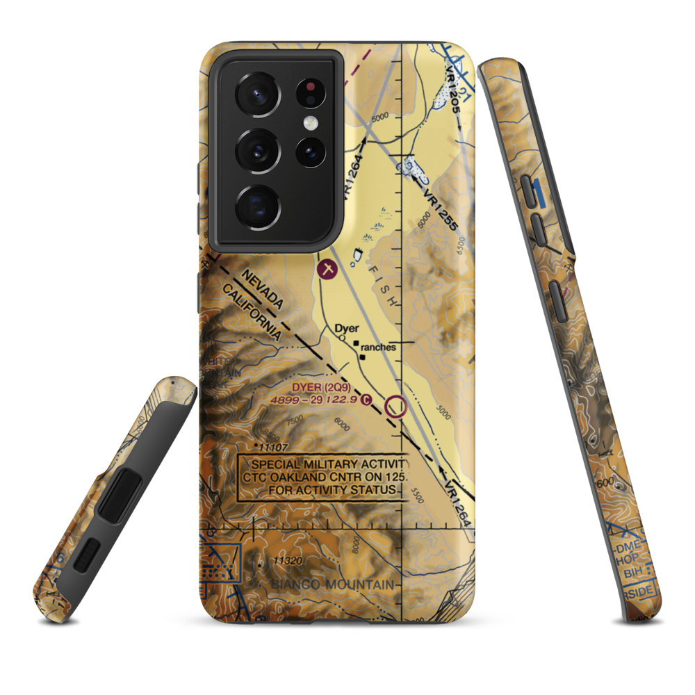 Alaki Hot Springs (US-0055) VFR Sectional Samsung Phone Case Samsung Galaxy S21 Ultra model shown