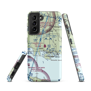 Albert J Lindberg Airport (5Y1) VFR Sectional Samsung Phone Case