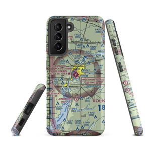 Alexander Field South Wood County Airport (ISW) VFR Sectional Samsung Phone Case