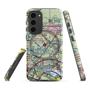 Alfred C 'Bubba' Thomas Airport (T69) VFR Sectional Samsung Phone Case