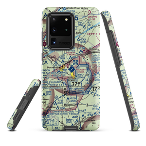 Allen C Perkinson Blackstone Army Air Field (BKT) VFR Sectional Samsung Phone Case