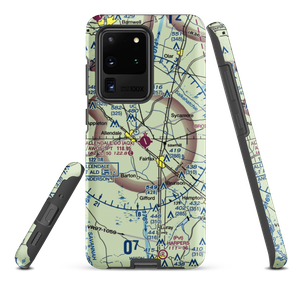 Allendale County Airport (AQX) VFR Sectional Samsung Phone Case