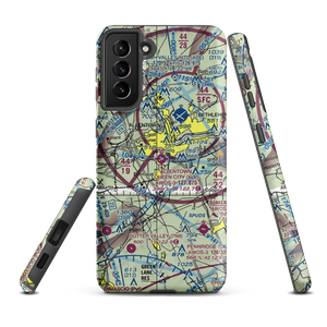 Allentown Queen City Municipal Airport (XLL) VFR Sectional Samsung Phone Case