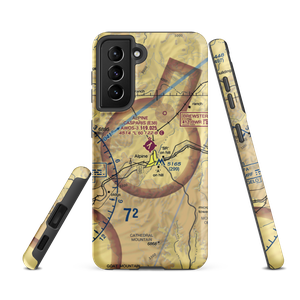 Alpine Casparis Municipal Airport (E38) VFR Sectional Samsung Phone Case