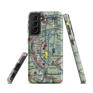 Altus Quartz Mountain Regional Airport (AXS) VFR Sectional Samsung Phone Case