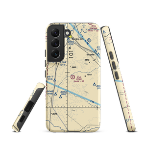 Alvie Cole Ranch Airport (TS95) VFR Sectional Samsung Phone Case