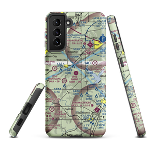 Amar Farms Airport (4KS1) VFR Sectional Samsung Phone Case