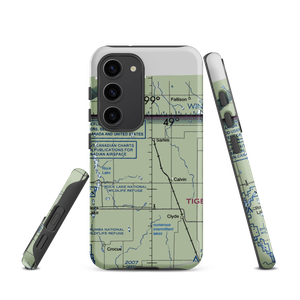 Amble-Tiger North Farms Airport (8ND0) VFR Sectional Samsung Phone Case