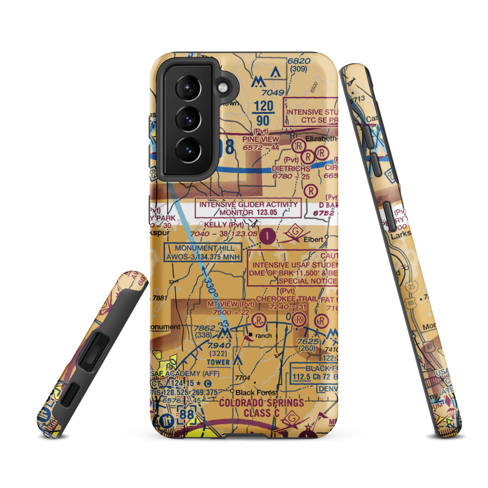 Ambrosich Field (4CO7) VFR Sectional Samsung Phone Case Samsung Galaxy S21 FE model shown