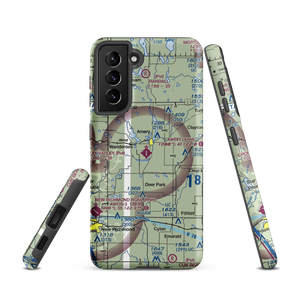 Amery Municipal Airport (AHH) VFR Sectional Samsung Phone Case