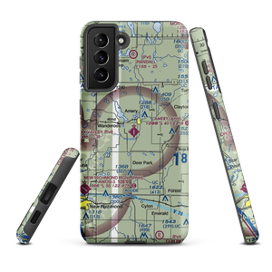 Amery Municipal Airport (AHH) VFR Sectional Samsung Phone Case