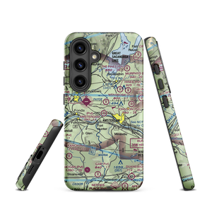 Amsterdam Airfield (NY87) VFR Sectional Samsung Phone Case