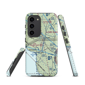 Ancient Oaks Airport (39FD) VFR Sectional Samsung Phone Case