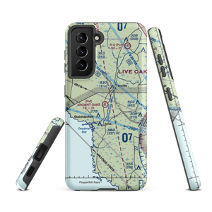 Ancient Oaks Airport (39FD) VFR Sectional Samsung Phone Case