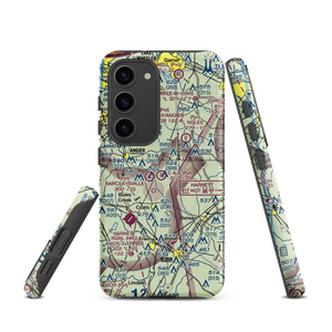 Angier (C A G Farms) Airport (87NC) VFR Sectional Samsung Phone Case