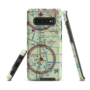 Angle Bar M Airport (MU07) VFR Sectional Samsung Phone Case