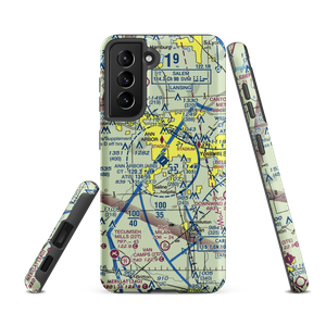 Ann Arbor Municipal Airport (ARB) VFR Sectional Samsung Phone Case