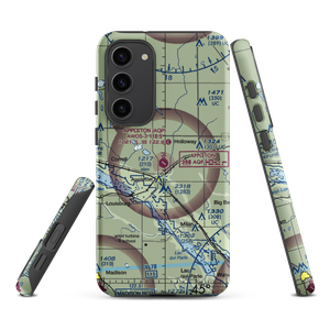 Appleton Municipal Airport (AQP) VFR Sectional Samsung Phone Case