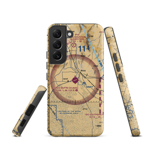 Arco Butte County Airport (AOC) VFR Sectional Samsung Phone Case