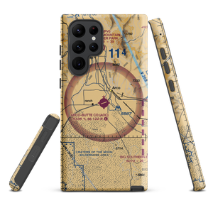 Arco Butte County Airport (AOC) VFR Sectional Samsung Phone Case