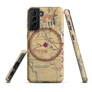 Arco Butte County Airport (AOC) VFR Sectional Samsung Phone Case