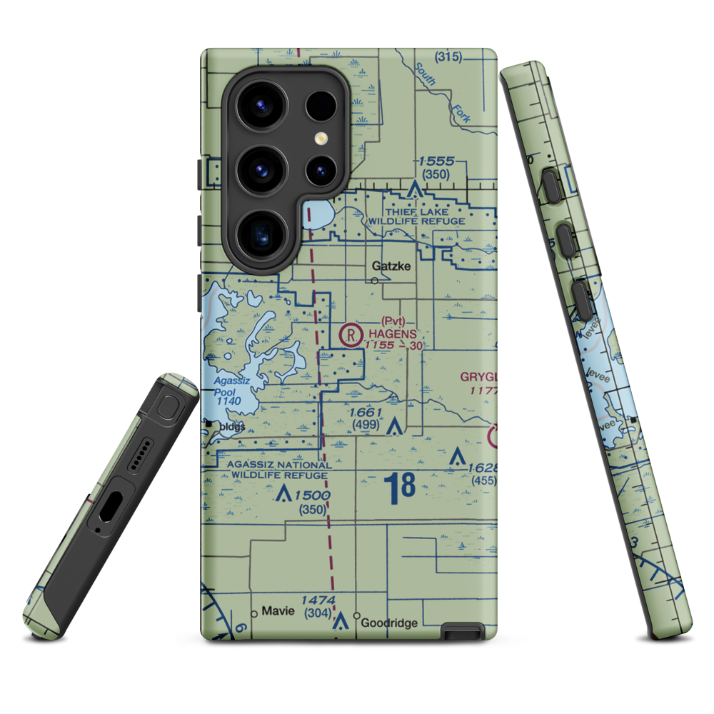 Arthur Field (MN50) VFR Sectional Samsung Phone Case Samsung Galaxy S24 Ultra model shown