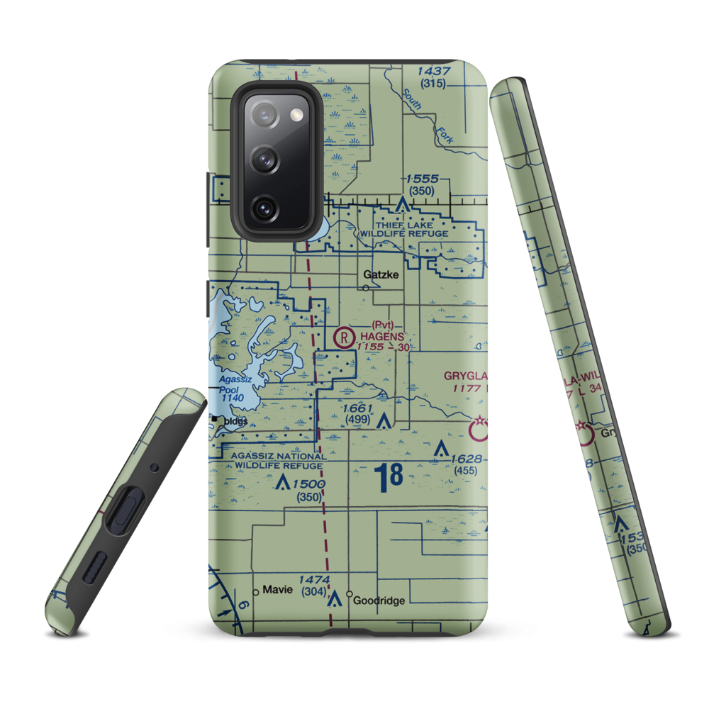 Arthur Field (MN50) VFR Sectional Samsung Phone Case Samsung Galaxy S20 FE model shown