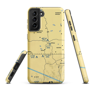 Arthur Municipal Airport (38V) VFR Sectional Samsung Phone Case